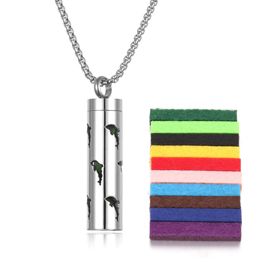 Essential Aroma Oil Necklace - Coolpeacock