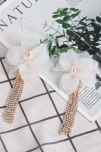 Flower Shape Acrylic Dangle Earrings - Coolpeacock
