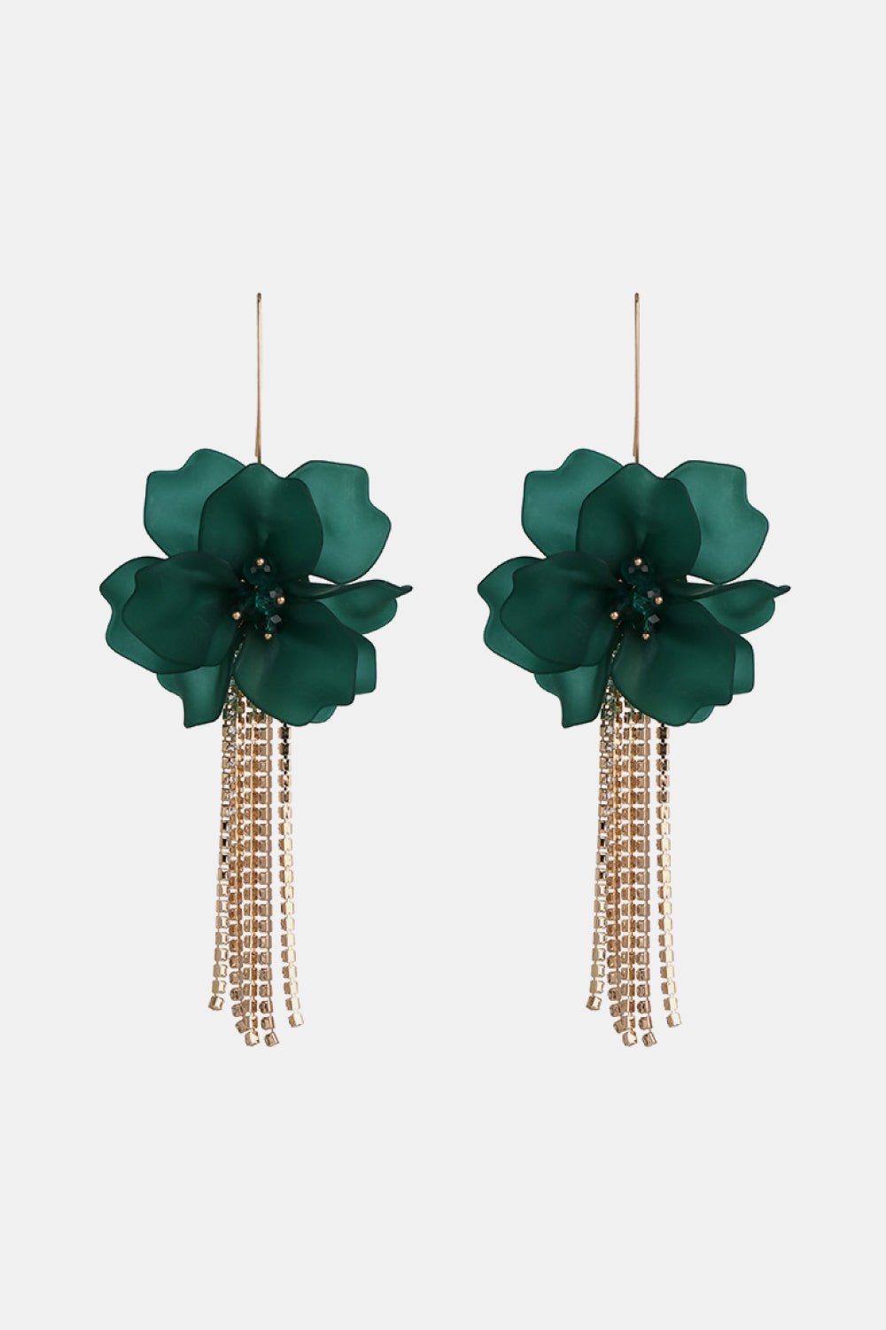 Flower Shape Acrylic Dangle Earrings - Coolpeacock