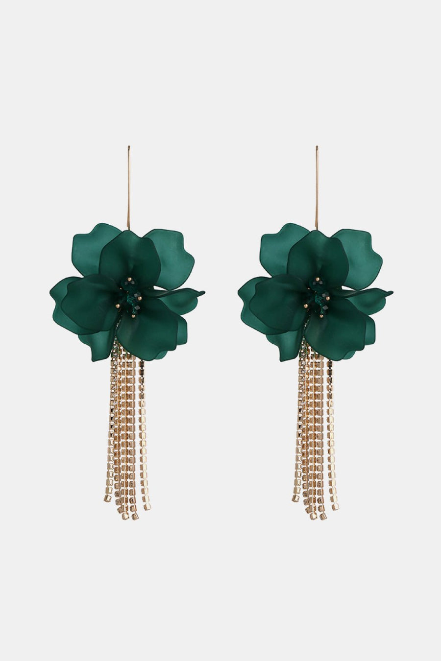 Flower Shape Acrylic Dangle Earrings - Coolpeacock