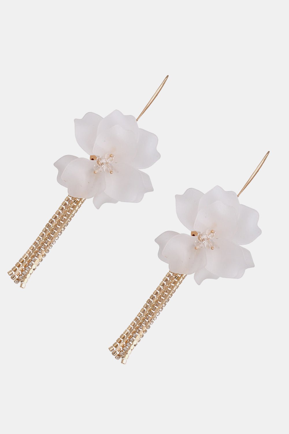 Flower Shape Acrylic Dangle Earrings - Coolpeacock