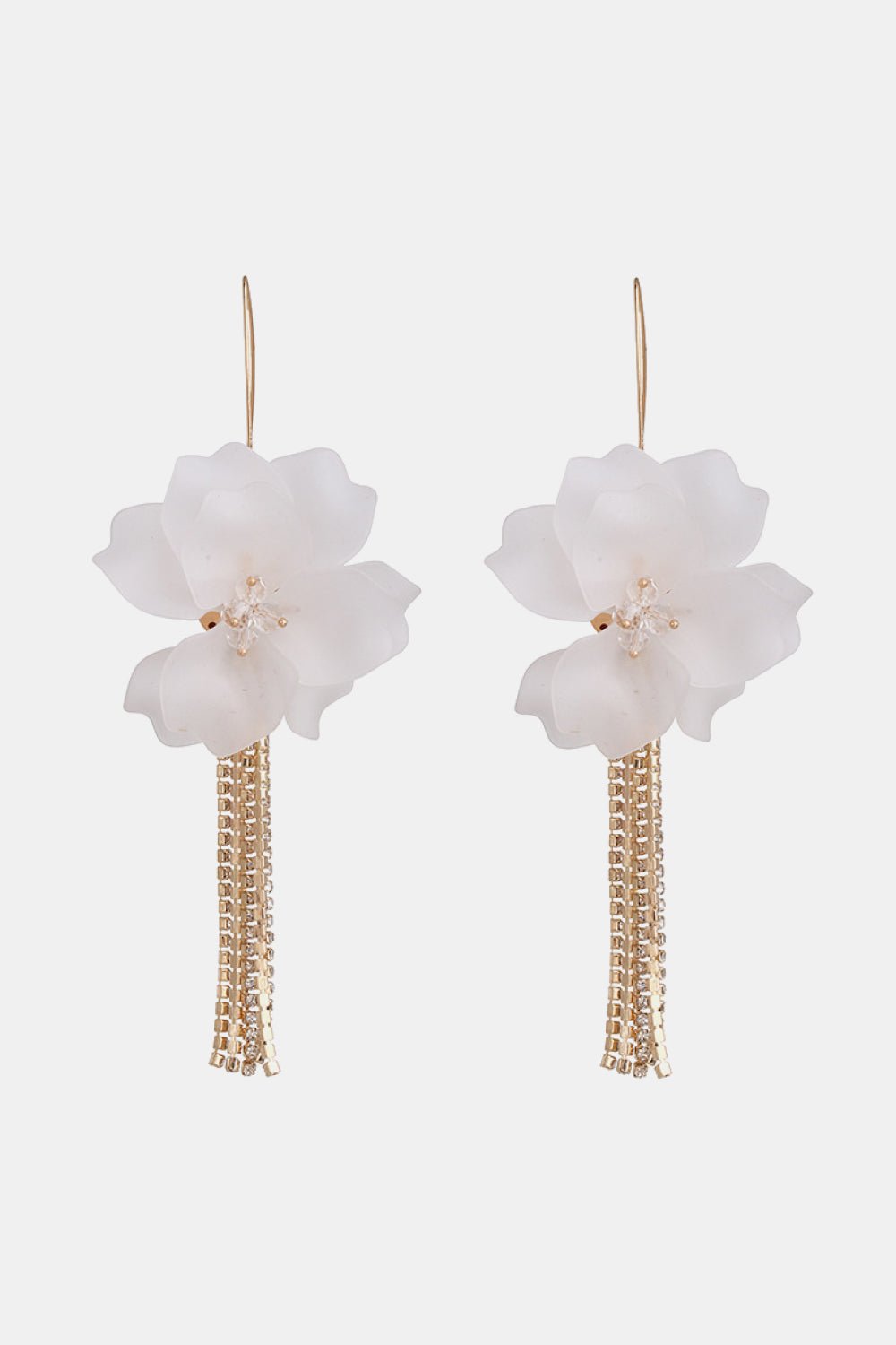 Flower Shape Acrylic Dangle Earrings - Coolpeacock