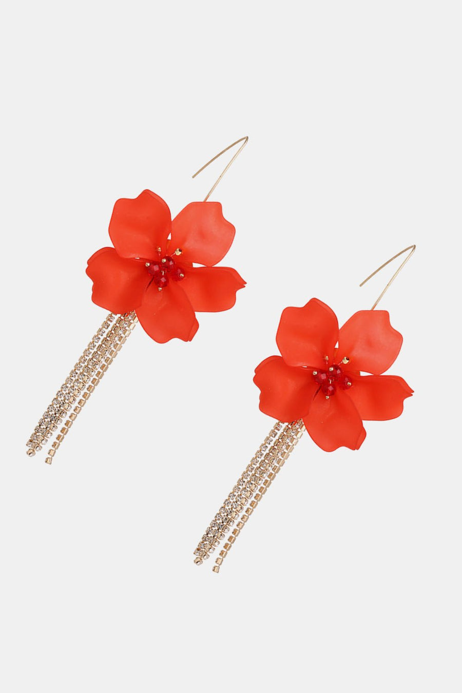 Flower Shape Acrylic Dangle Earrings - Coolpeacock