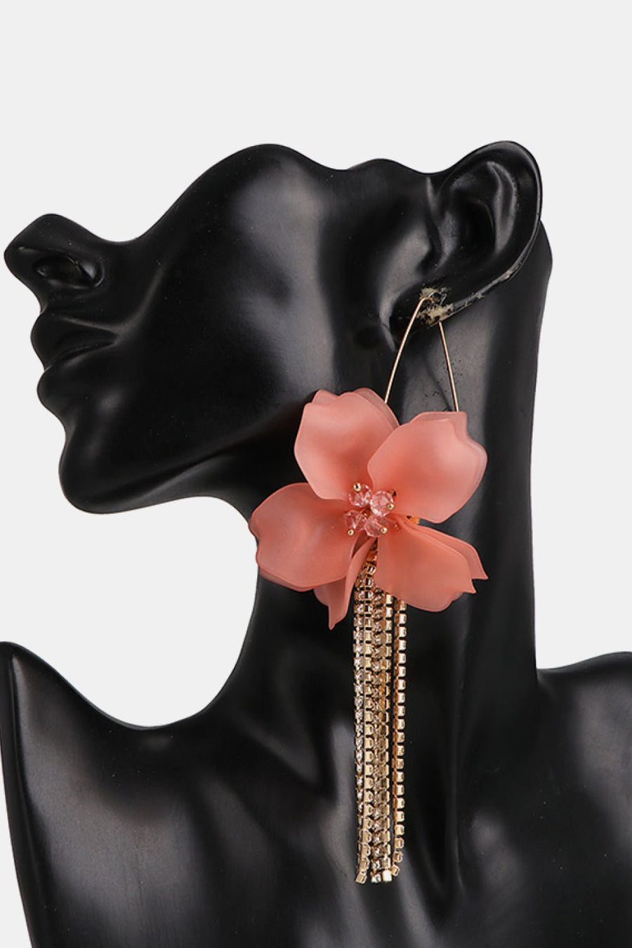 Flower Shape Acrylic Dangle Earrings - Coolpeacock
