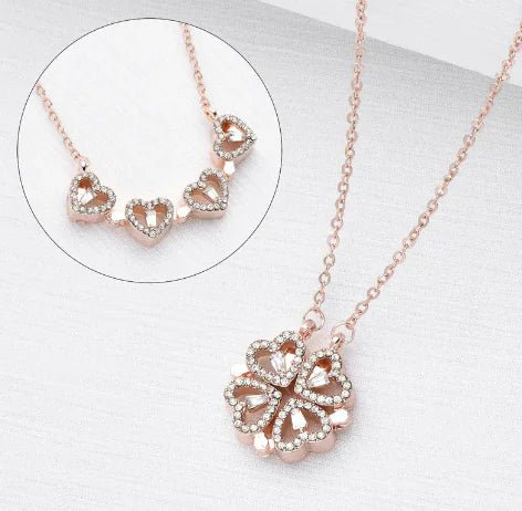 Four - Leaf Clover Titanium Steel Necklace - Coolpeacock