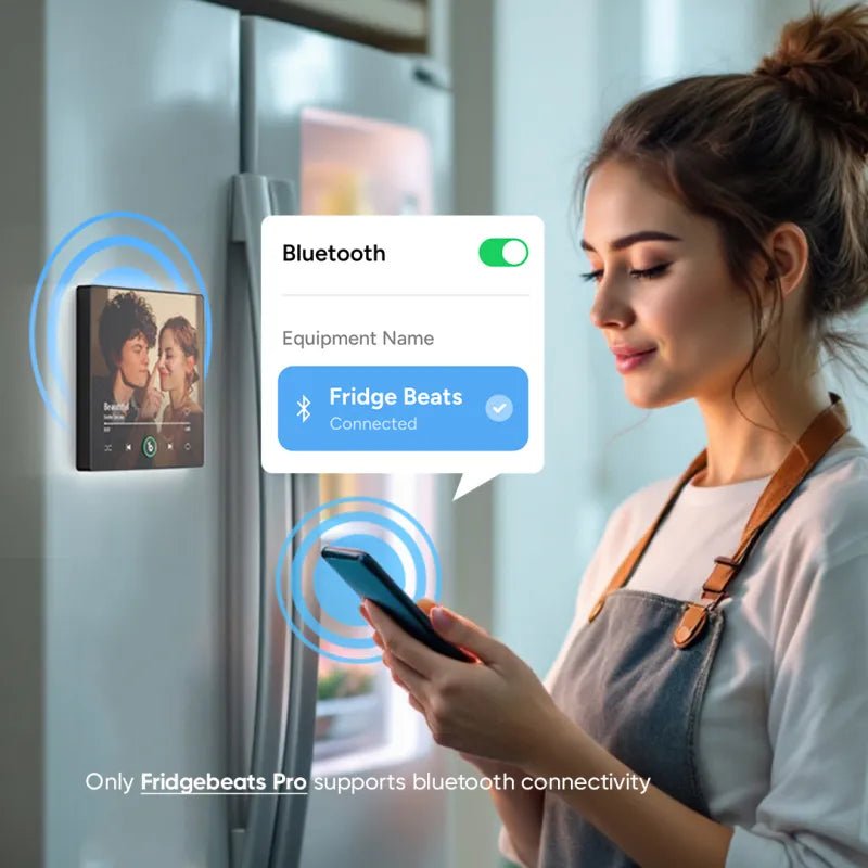 FridgeBeats Framed Custom Music Fridge Magnet New 4.0 Upgrade Colorful Frame Album Fridge Magnet Music Wall Photo Sticker - Coolpeacock