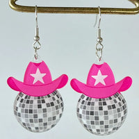Geometric Shape Acrylic Dangle Earrings - Coolpeacock