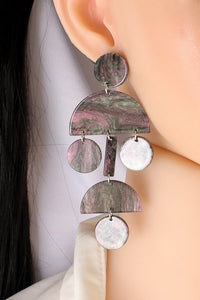 Geometrical Shape Acrylic Dangle Earrings - Coolpeacock
