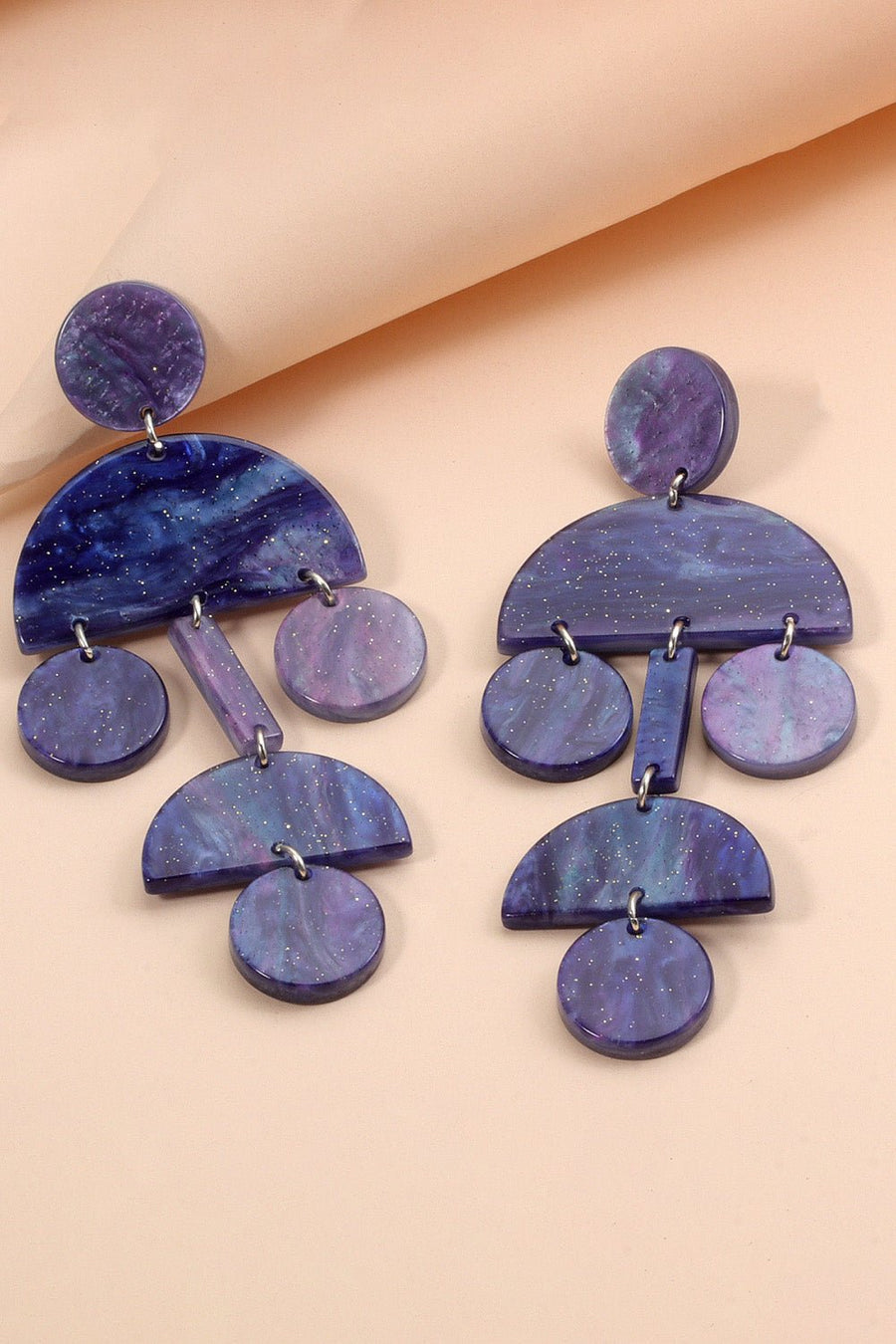 Geometrical Shape Acrylic Dangle Earrings - Coolpeacock
