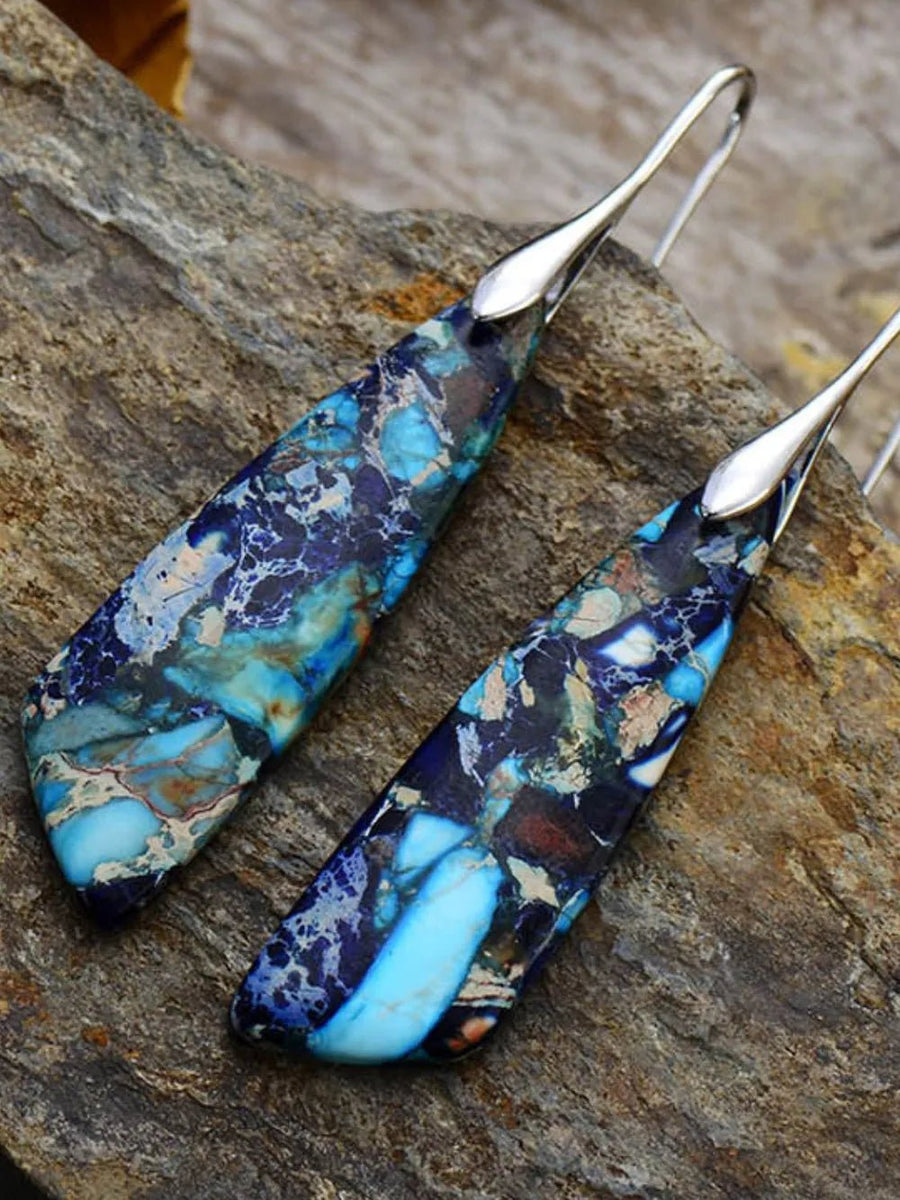 Geometrical Shape Dangle Earrings - Coolpeacock