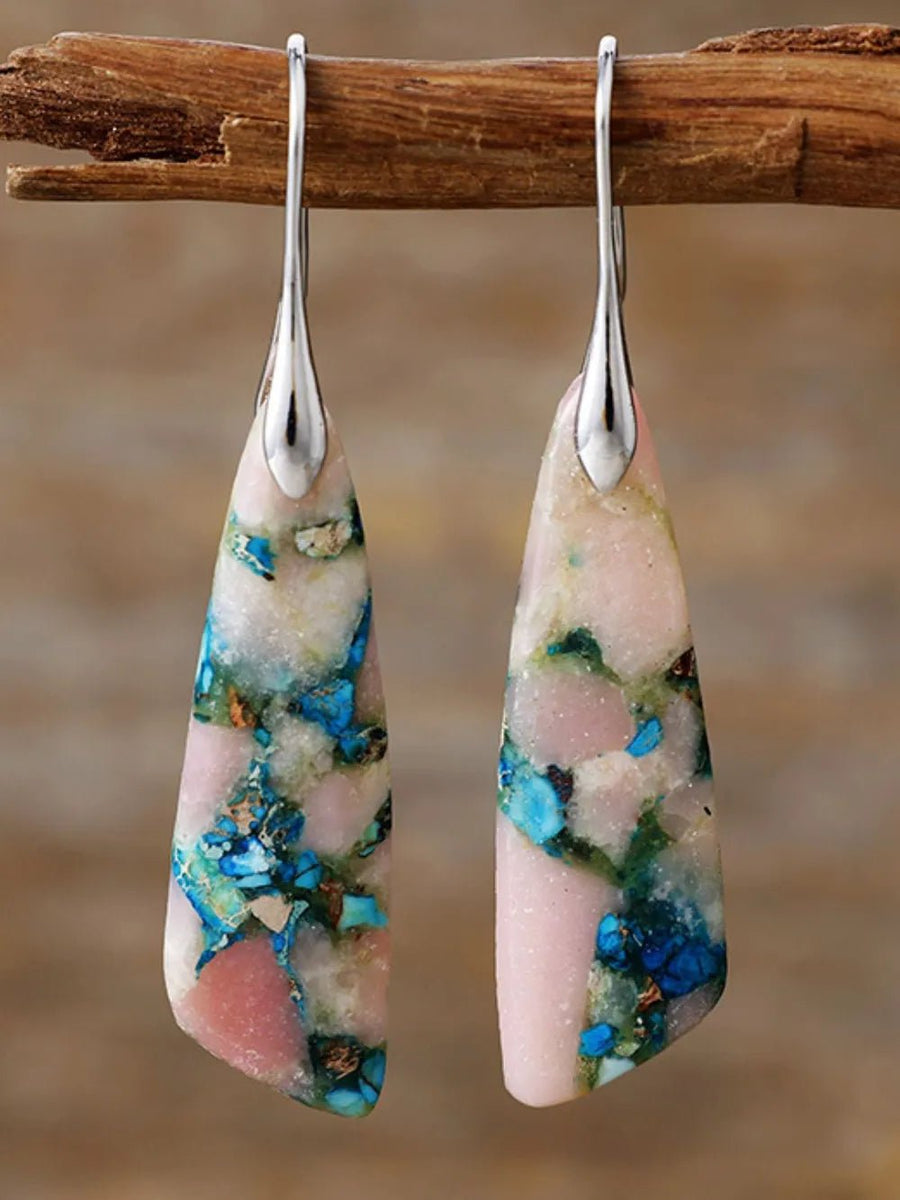 Geometrical Shape Dangle Earrings - Coolpeacock