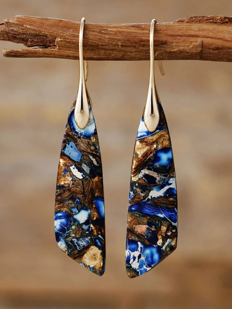 Geometrical Shape Dangle Earrings - Coolpeacock