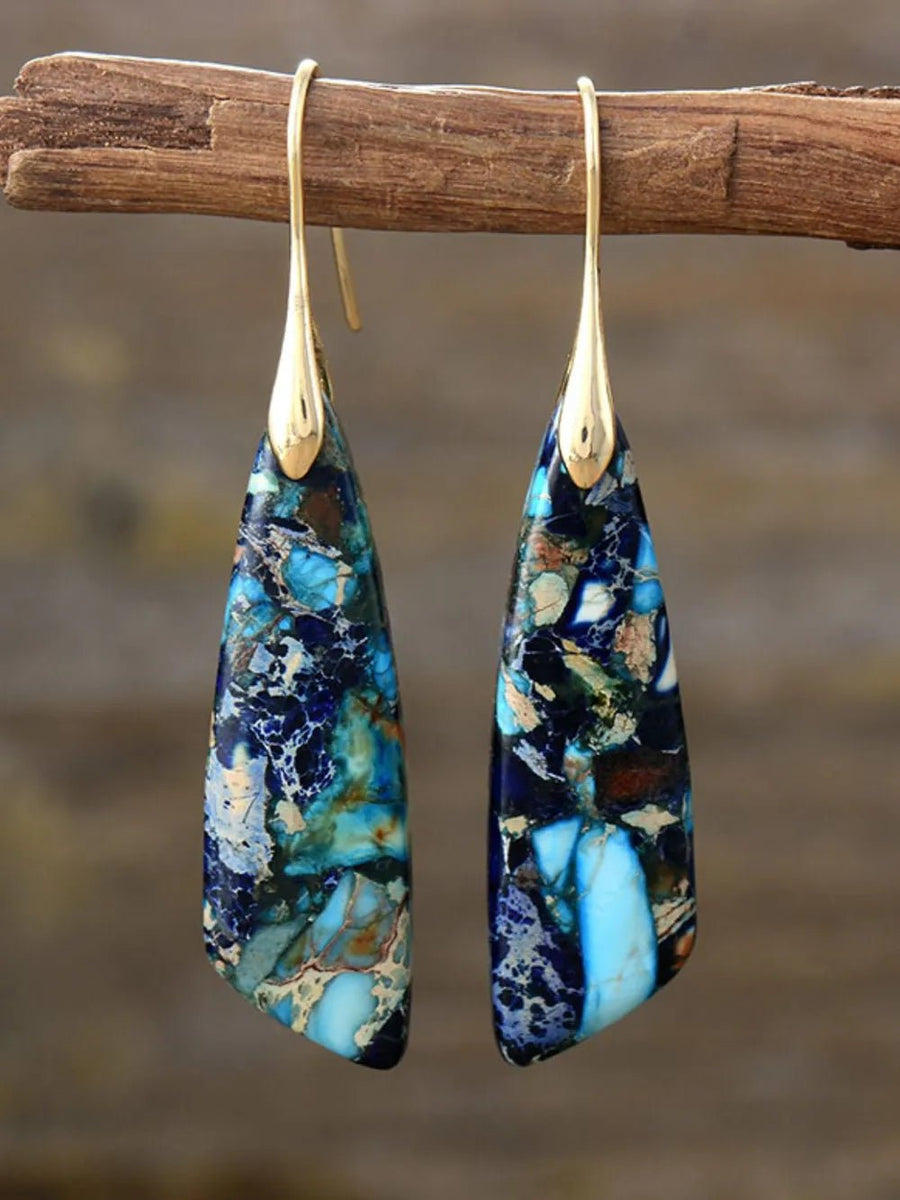 Geometrical Shape Dangle Earrings - Coolpeacock