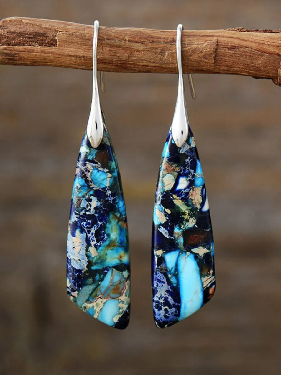 Geometrical Shape Dangle Earrings - Coolpeacock