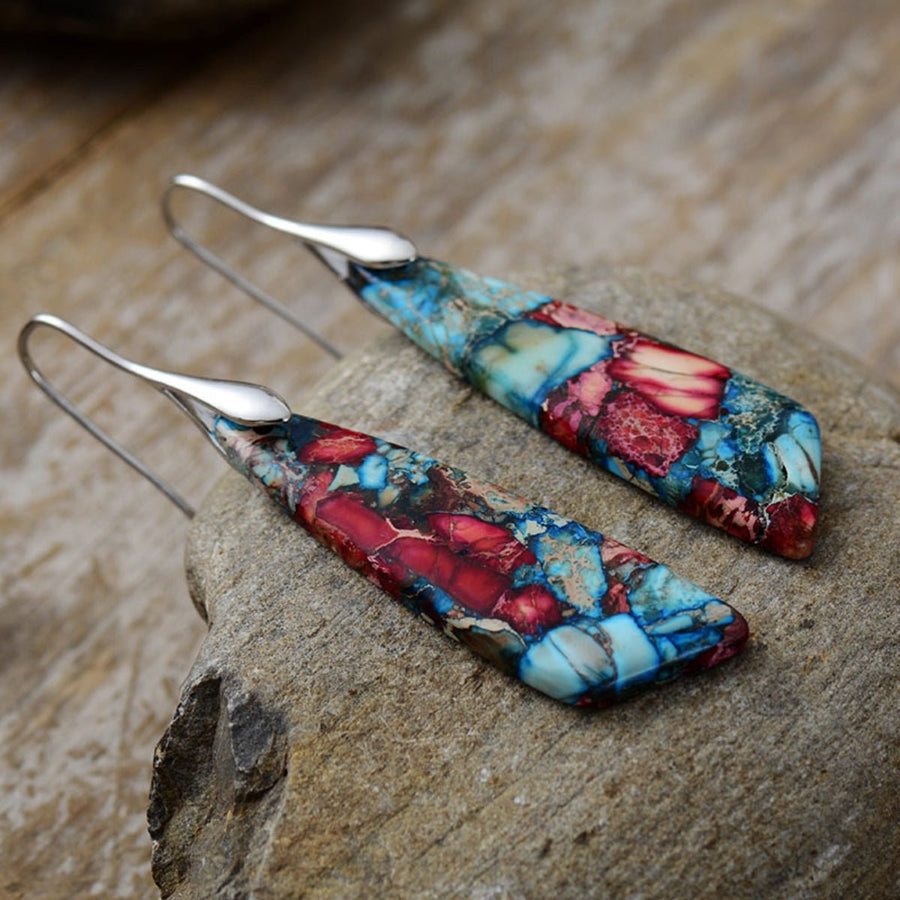 Geometrical Shape Dangle Earrings - Coolpeacock