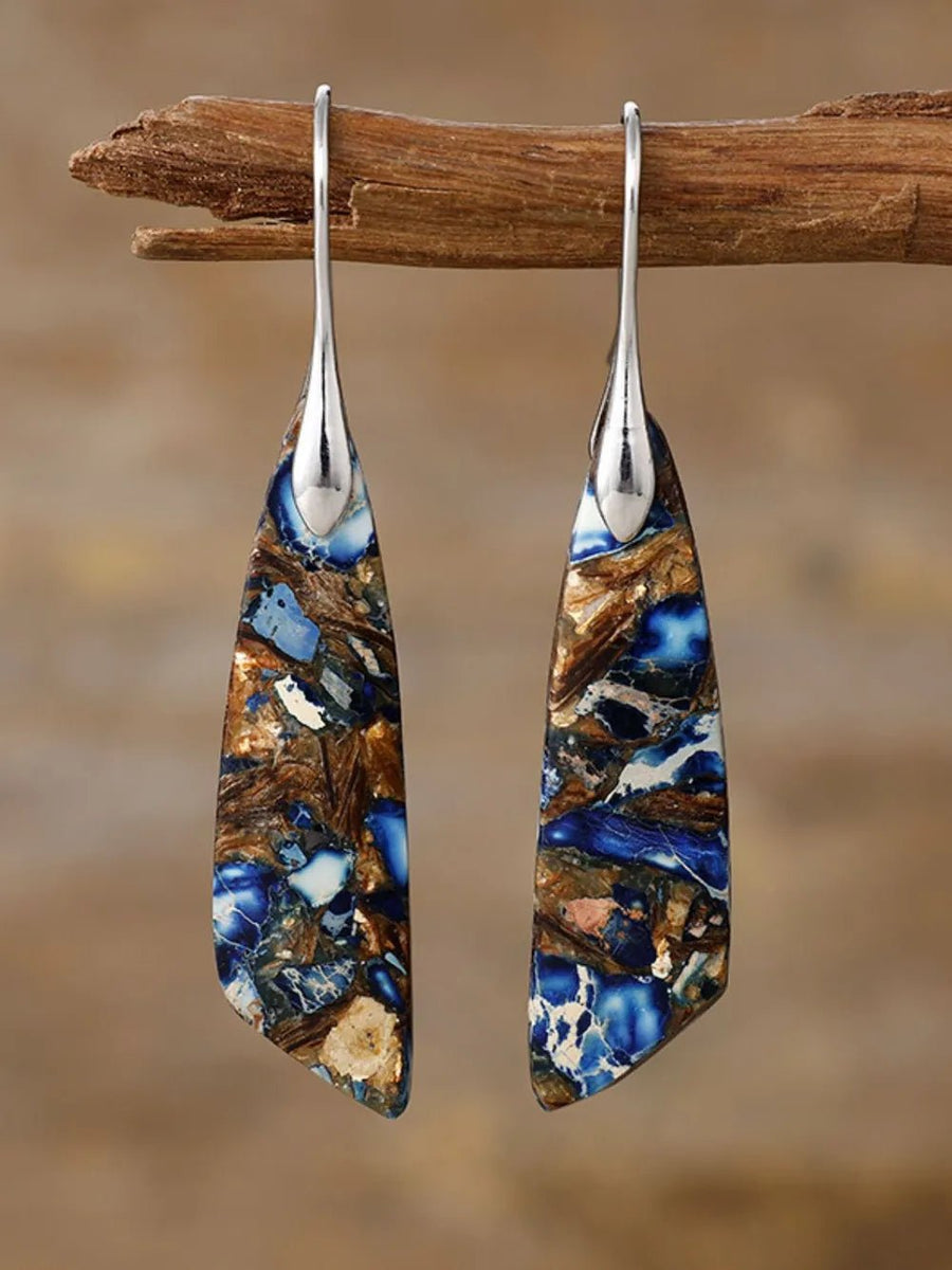 Geometrical Shape Dangle Earrings - Coolpeacock