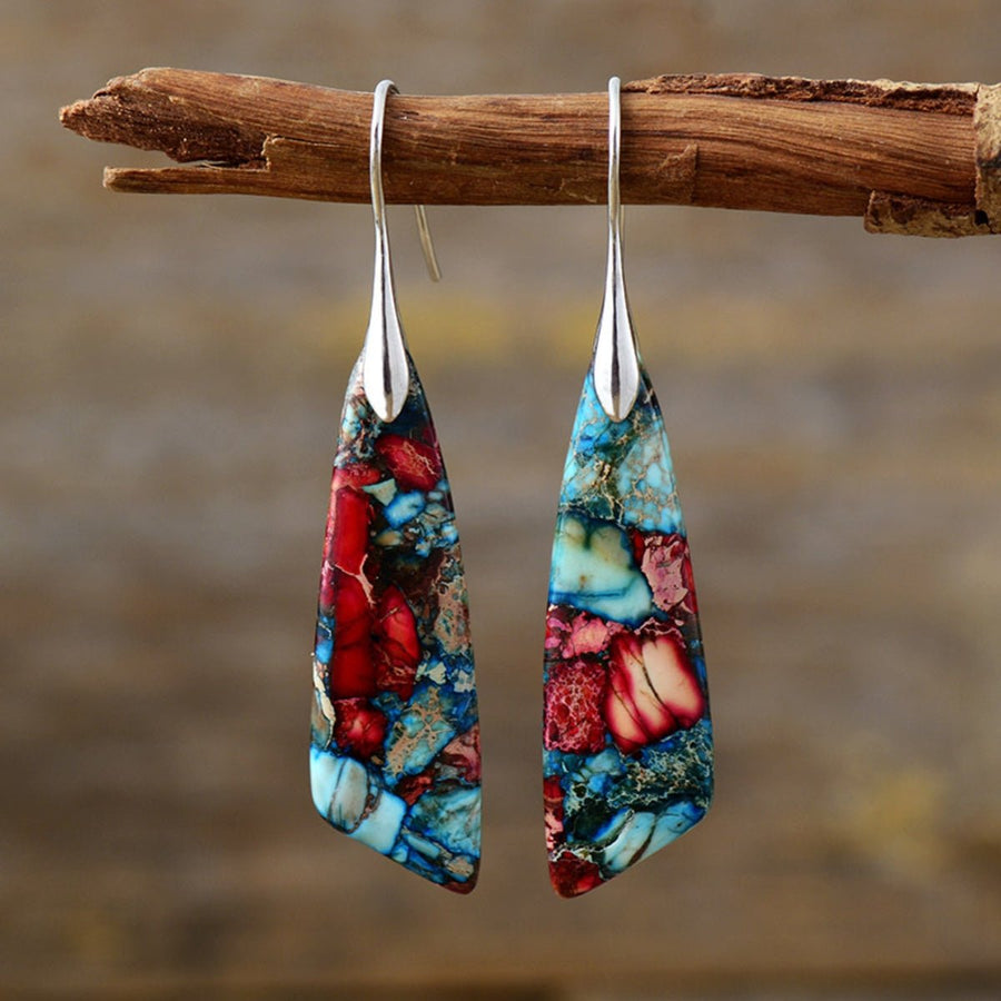 Geometrical Shape Dangle Earrings - Coolpeacock