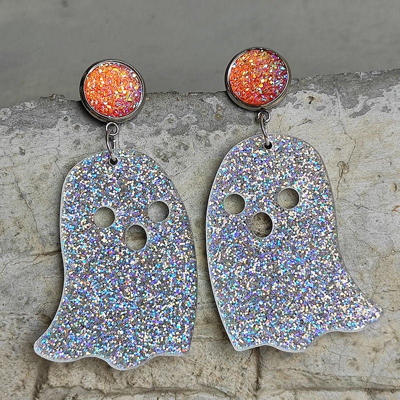 Ghost Shape Acrylic Dangle Earrings - Coolpeacock