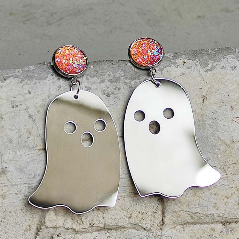 Ghost Shape Acrylic Dangle Earrings - Coolpeacock