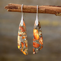 Gold - Plated Copper Dangle Earrings - Coolpeacock