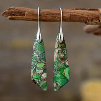 Gold - Plated Copper Dangle Earrings - Coolpeacock