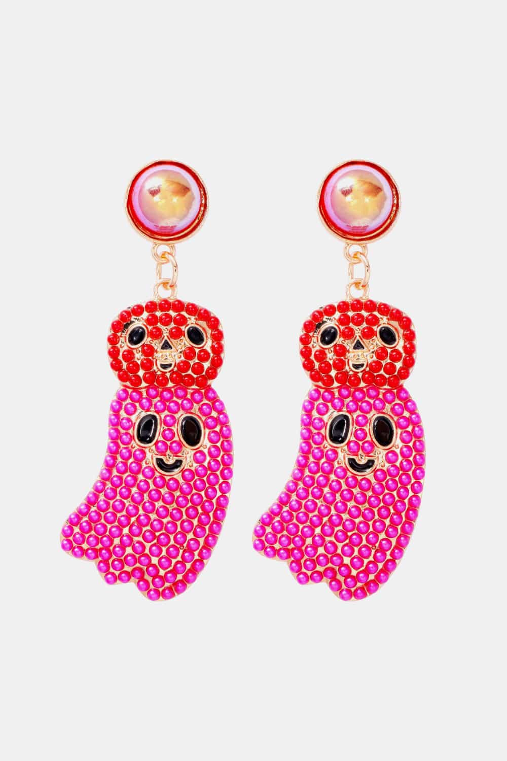 Halloween Ghost Shape Dangle Earrings - Coolpeacock