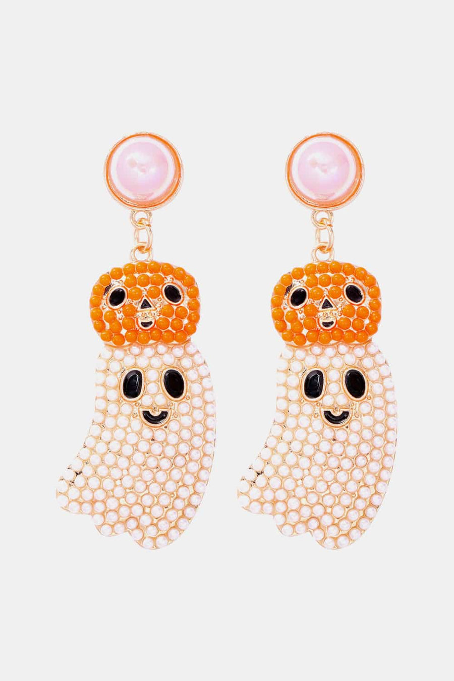 Halloween Ghost Shape Dangle Earrings - Coolpeacock