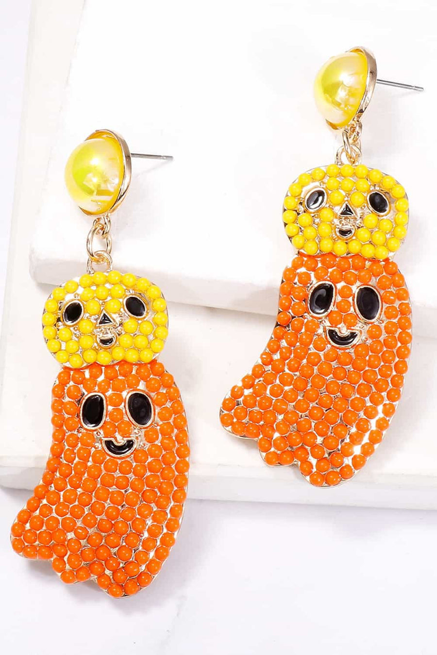 Halloween Ghost Shape Dangle Earrings - Coolpeacock
