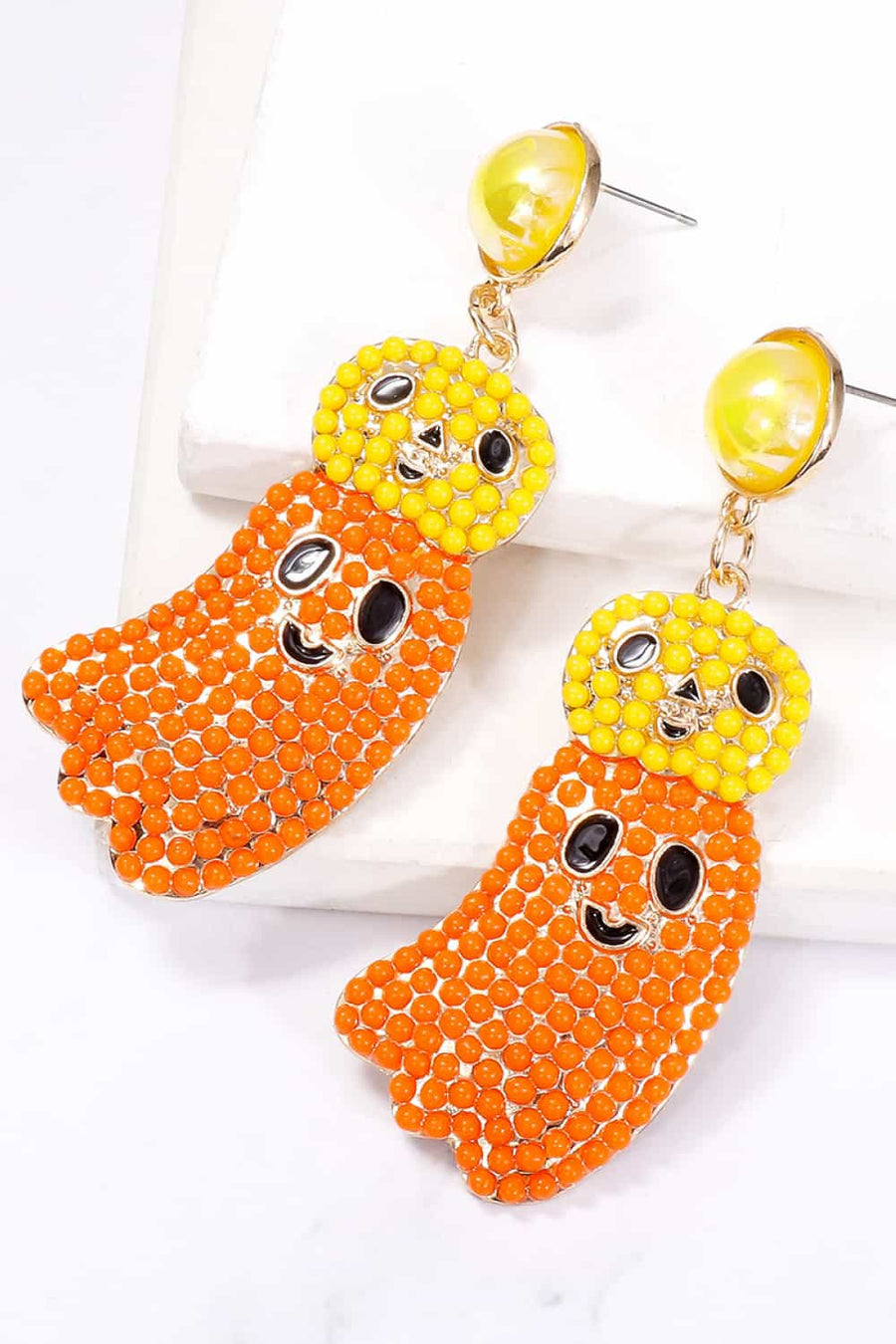 Halloween Ghost Shape Dangle Earrings - Coolpeacock