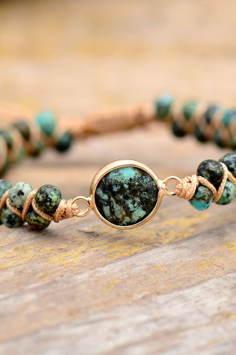 Handmade Beaded Copper Bracelet - Coolpeacock