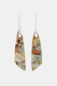 Handmade Natural Stone Dangle Earrings - Coolpeacock