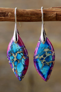Handmade Natural Stone Dangle Earrings - Coolpeacock