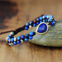 Handmade Teardrop Shape Beaded Bracelet - Coolpeacock