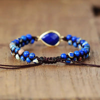 Handmade Teardrop Shape Beaded Bracelet - Coolpeacock