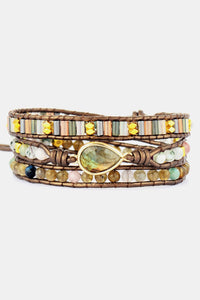 Handmade Triple Layer Beaded Bracelet - Coolpeacock