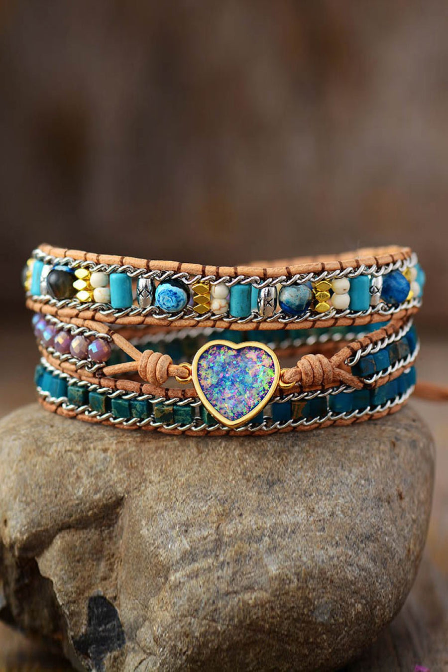 Heart Layered Bracelet - Coolpeacock