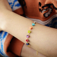 Heart Natural Stone Bracelet - Coolpeacock
