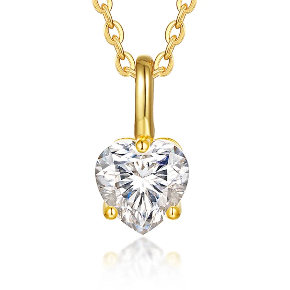 Heart Shape Pendant Necklace - Coolpeacock