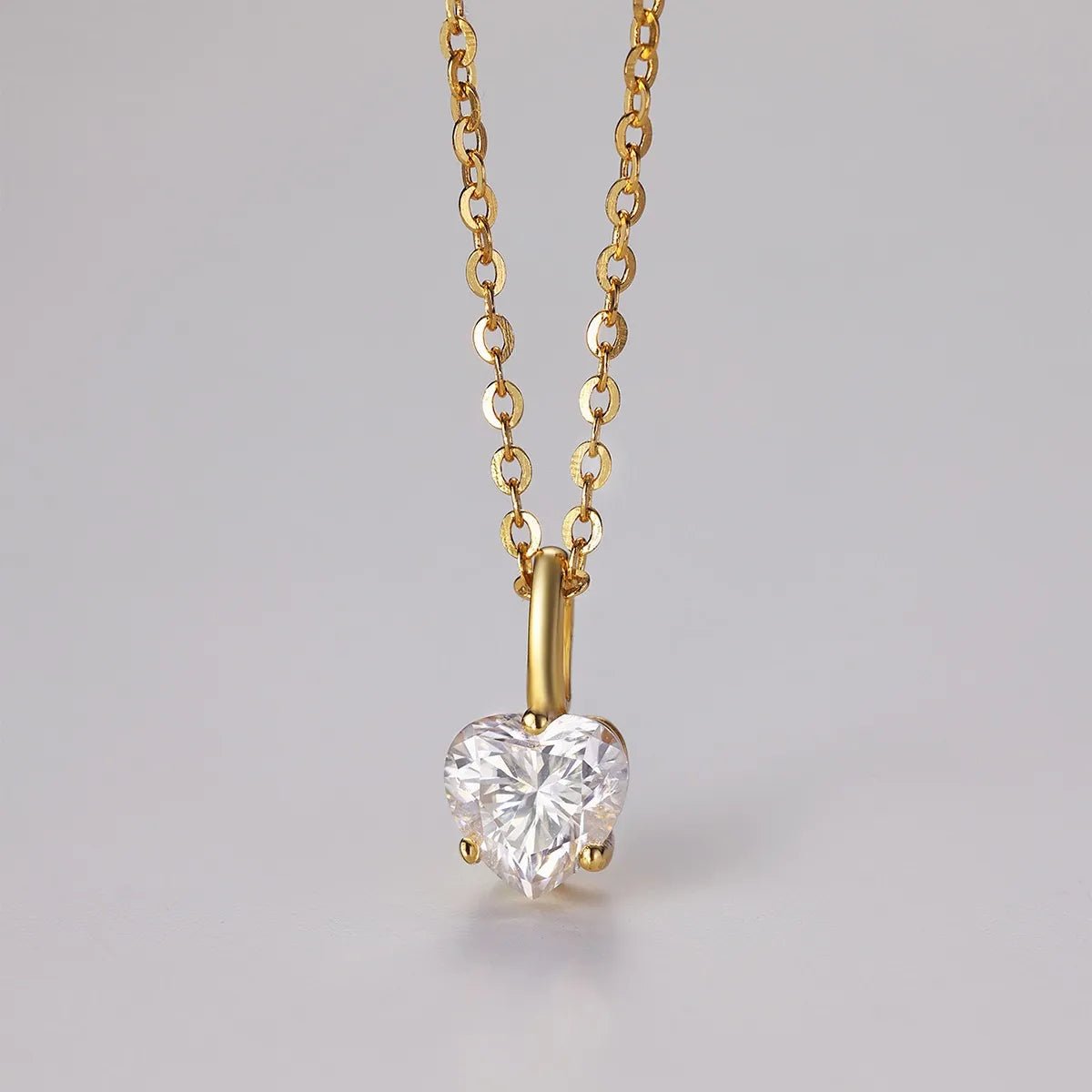 Heart Shape Pendant Necklace - Coolpeacock