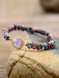 Imperial Jasper Beaded Bracelet - Coolpeacock