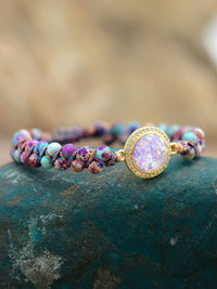 Imperial Jasper Beaded Bracelet - Coolpeacock