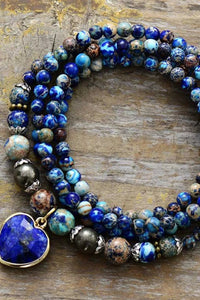 Imperial Stone Heart Three - Layered Bracelet - Coolpeacock