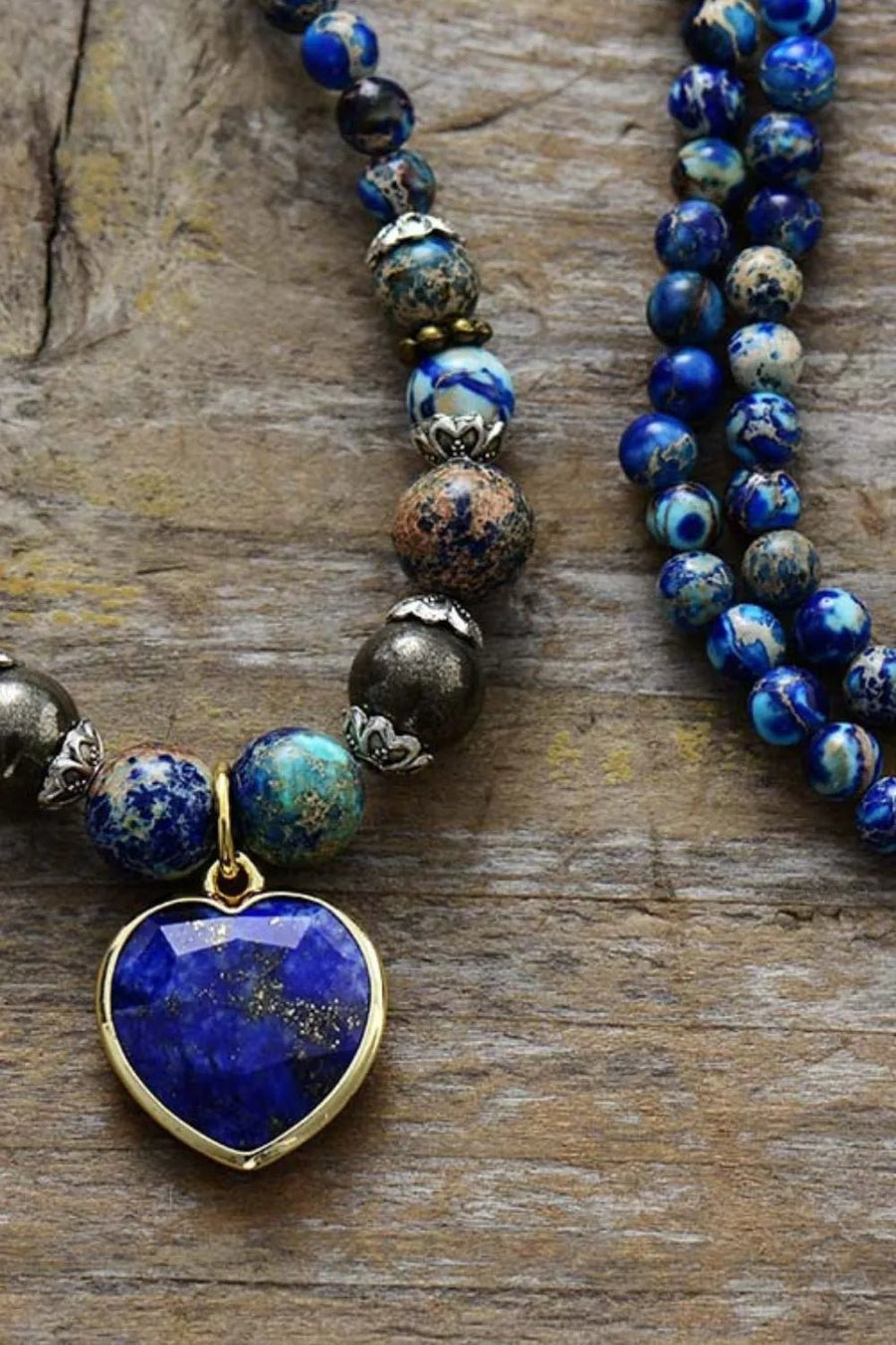 Imperial Stone Heart Three - Layered Bracelet - Coolpeacock