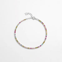 Inlaid Zircon 925 Sterling Silver Bracelet - Coolpeacock