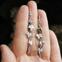 Ivy Leaf Alloy Dangle Earrings - Coolpeacock