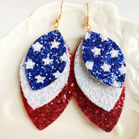 Leaf Shape Copper Dangle Earrings - Coolpeacock