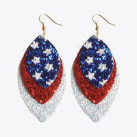 Leaf Shape Copper Dangle Earrings - Coolpeacock