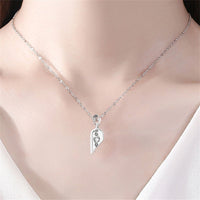 Magnetic Rotating Couples Necklaces Heart Necklace Gifts for Him and Her - Coolpeacock