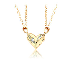 Magnetic Rotating Couples Necklaces Heart Necklace Gifts for Him and Her - Coolpeacock