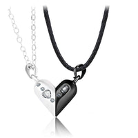 Magnetic Rotating Couples Necklaces Heart Necklace Gifts for Him and Her - Coolpeacock